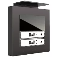   m-e modern-electronics ADV-1020 A Vistadoor Audio kültéri állomás kaputelefonhoz Vezetékes Külső egység 2 családiház Antracit