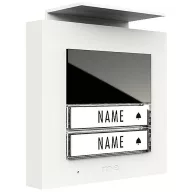   m-e modern-electronics ADV-1020 W Vistadoor Audio kültéri állomás kaputelefonhoz Vezetékes Külső egység 2 családiház Fehér