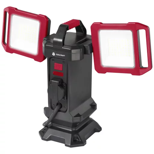 TOOLCRAFT LED fénysugárzó Állvány magsság (max.): 1500 mm 40 W Natúr fehér TO-7843728