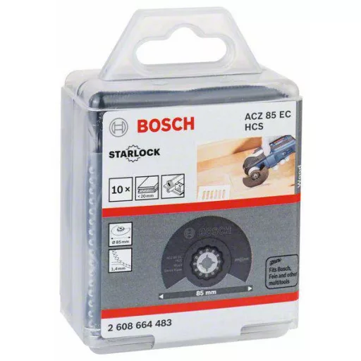 Bosch Accessories 2CPX062128R9999 2608664483 HCS Szegmens fűrészlap 10 db