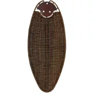   CasaFan Deckenventilator-Flügelsatz 132 RATTAN ANTIK Mennyezeti ventilátor lapát készlet Szárny detektor: Rattan (antik)