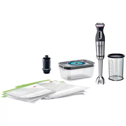 Bosch Haushalt MS8CM61V1 Rúdmixer 1000 W Nemesacél, Fekete