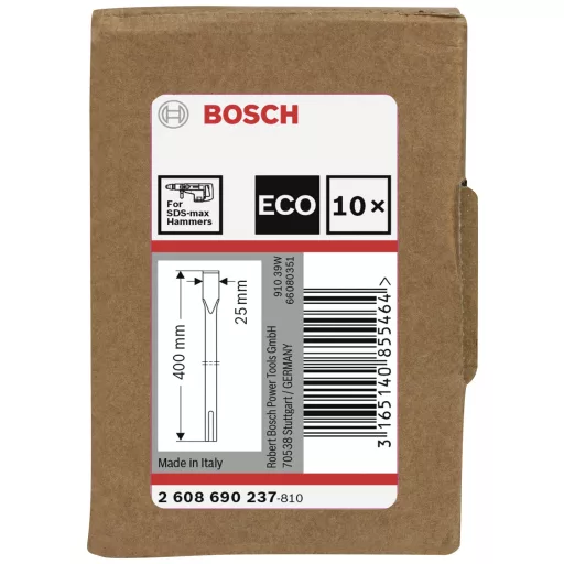 Bosch Accessories 2608690237 LPP Lapos véső 25 mm Teljes hossz 400 mm SDS-Max 10 db