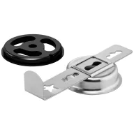   Bosch Haushalt MUZ9SV1 MUZ9SV1 Sütemény feltét Nemesacél, Fekete