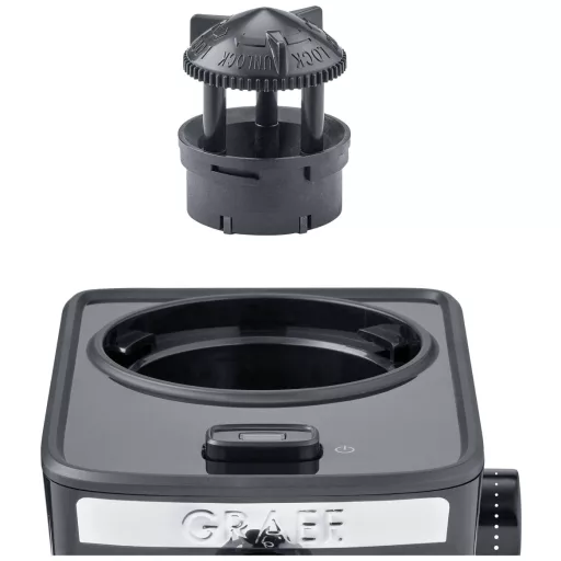 Graef CM252 CM252EU Kávédaráló Fekete Nemesacél korong daráló szerkezet