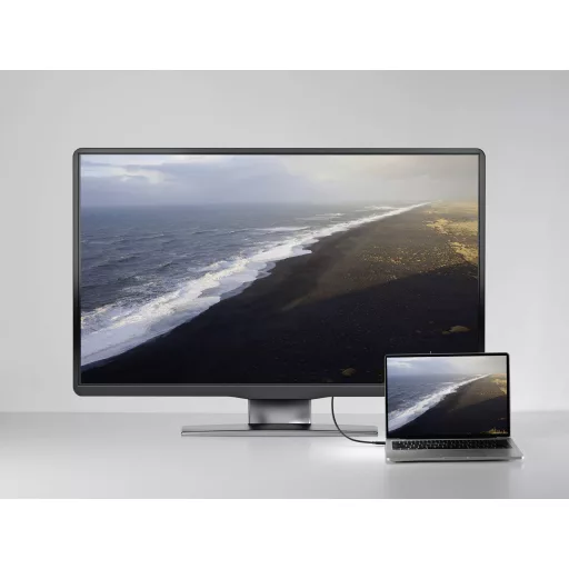 Renkforce Thunderbolt™ kábel Thunderbolt™ 4 Thunderbolt™ (USB-C®) dugó, Thunderbolt™ (USB-C®) dugó 0.80 m Fekete Kettős árnyékolás RF-5235980