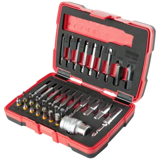Csavarkiszedő készlet 34 részes 1/4 (6.3 mm), KS Tools 150.7060