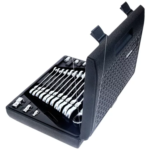 KS Tools 503.4868 5034868 Racsnis csavarkulcs készlet 18 részes Kulcsszélesség (metrikus) 19 mm