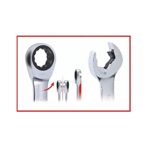 KS Tools 503.5205 Racsnis csavarkulcs készlet 5 részes Kulcsszélesség (metrikus) 19 mm