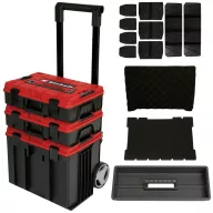   Einhell E-Case Tower 4540015 Hordtáska Műanyag Fekete, Piros (H x Sz x Ma) 430 x 400 x 675 mm