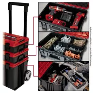   Einhell E-Case Tower 4540015 Gurulós bőrönd, tartalom nélkül (H x Sz x Ma) 430 x 400 x 675 mm