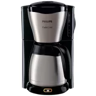   Philips Home Café Gaia HD7548/20 Kávéfőző Fekete, Nemesacél Kapacitás, csésze=15 Hőszigetelt kiöntő
