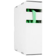   Hongshang 2111134058 Zsugorcső ragasztó nélkül Zöld 25.40 mm 12.70 mm Zsugorodási arány:2:1 5 m