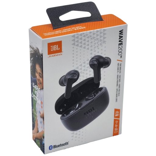 JBL Wave 200 TWS In Ear headset Bluetooth® Stereo Fekete Mobiltelefon