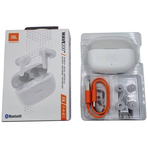 JBL Wave 200 TWS Mobiltelefon In Ear headset Bluetooth® Stereo Fehér