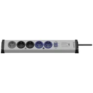   Ehmann 0266x00059301 Master-Slave elosztó Ezüst, Fekete Védőérintkezős 1 db