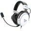 Gamer Over Ear headset, hangerő szabályozás, fehér, Pixminds HP-52