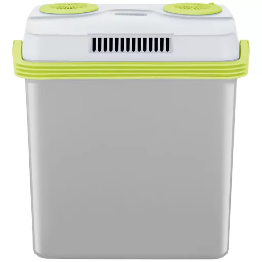 Severin 2925 Hűtőláda EEK: E (A - G) Termoelektromos 5 V, 12 V, 230 V Szürke, Zöld, Fehér 25 l