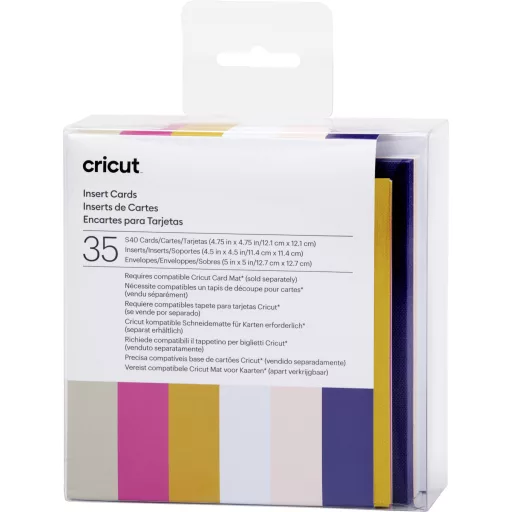 Cricut Insert Cards Sensei S40 Kártya készlet Tulipánkék, Púder