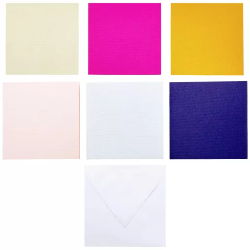 Cricut Insert Cards Sensei S40 Kártya készlet Tulipánkék, Púder