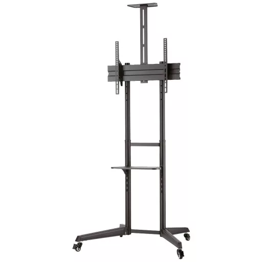 Neomounts FL50-550BL1 TV talp 94,0 cm (37) - 177,8 cm (70) Álló, Dönthető, Állítható magasságú