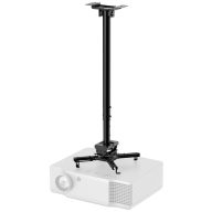   Neomounts CL25-550BL1 Kivetítő mennyezeti tartó Mennyezeti tartó, Állítható magasságú, Forgatható, Dönthető, Csuklóval mozgatható Padló/mennyezet távolsága