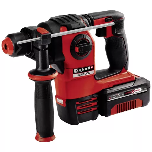 Einhell Power X-Change HEROCCO Kit +5 (1x3,0Ah) SDS-Plus-Akkus fúrókalapács 18 V 3.0 Ah Lítiumion akkuval, Hordtáskával, Tartozékokkal