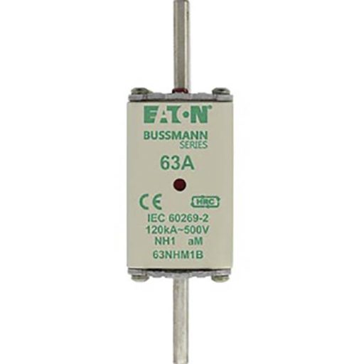 Eaton 63NHM1B NH biztosíték Biztosíték méret = 1 63 A 500 V 3 db