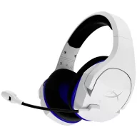   HyperX Cloud Stinger Core Over Ear headset Rádiójel vezérlésű Stereo Fehér, Kék Hangerő szabályozás, Mikrofon némítás Gamer