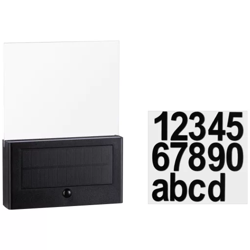 Paulmann 94725 Neda IP44 2200K Napelemes házszám megvilágítás EEK: G (A - G) 1 W Antracit