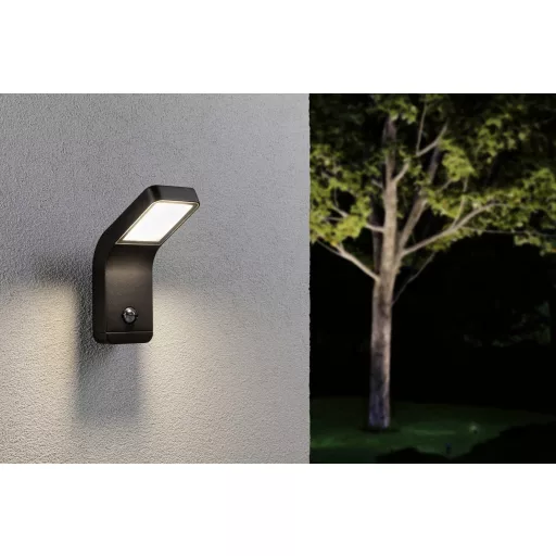 Paulmann Kulma PIR Wand anthrazit 94745 Kültéri fali lámpa LED 7.5 W Antracit