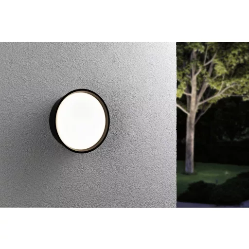 Paulmann Platomo schwarz 94696 Kültéri fali lámpa LED 14.5 W Fekete