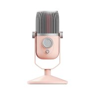   Thronmax M4ROSA Álló USB-s mikrofon Átviteli mód:Vezetékes Vezetékkel, Talp Audio, sztereo (3.5 mm jack), USB-C® Vezetékes