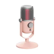   Thronmax M4ROSA Álló USB-s mikrofon Átviteli mód:Vezetékes Vezetékkel, Talp Audio, sztereo (3.5 mm jack), USB-C® Vezetékes