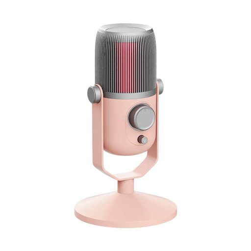 Thronmax M4ROSA Álló USB-s mikrofon Átviteli mód:Vezetékes Vezetékkel, Talp Audio, sztereo (3.5 mm jack), USB-C® Vezetékes
