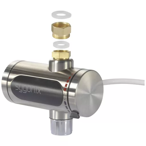 Csapra szerelhető átfolyós vízmelegítő 3000 W 50°C, Sygonix SY-5247282