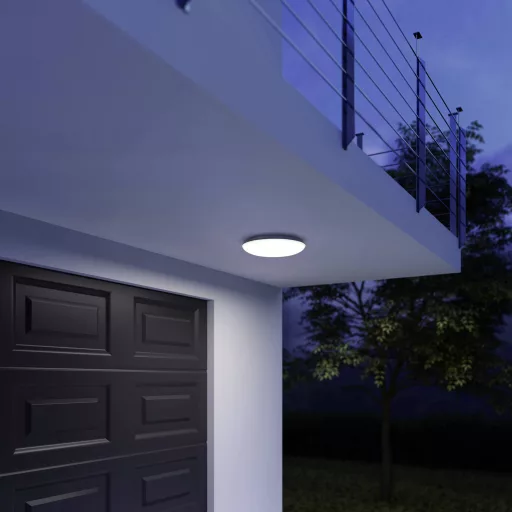 Steinel 035440 LED AUSSENLEUCHTE DL VARIO S WW WS LED-es kültéri fali lámpa mozgásérzékelővel LED Nélkül 9.8 W Ezüst