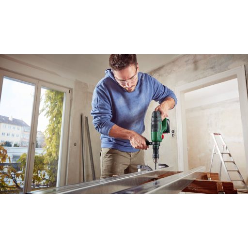 Bosch Home and Garden Universal Hammer -Akkus fúrókalapács 18 V 2.5 Ah Lítiumion akkuval, Töltővel, Hordtáskával
