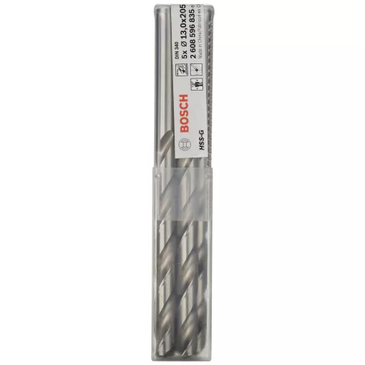 Bosch Accessories 2608596835 HSS Spirálfúró 5 részes Teljes hossz 205 mm 5 db