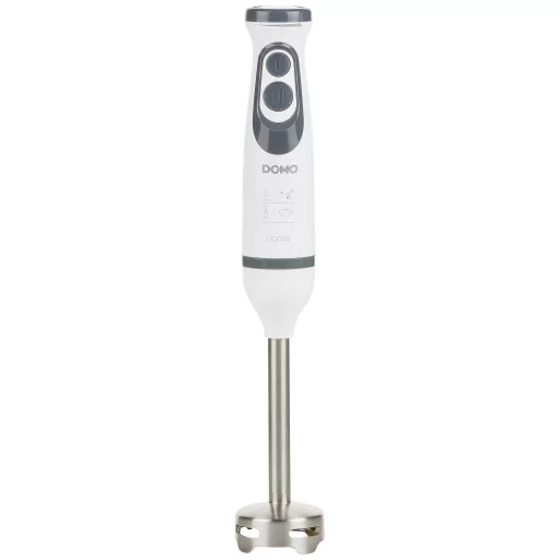 DOMO DO1089M Rúdmixer 600 W Mérőpohárral, Keverőrúd levesekhez, Hótoló feltét, Aprító feltéttel Fehér