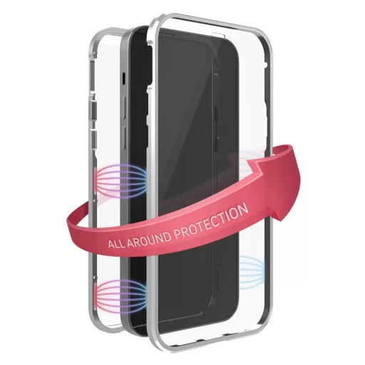 Black Rock 360° Glass Cover Apple iPhone 14 Plus Ezüst 1220TGC08