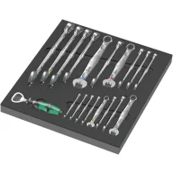   Wera 05150121001 Joker Racsnis csavarkulcs készlet 18 részes Kulcsszélesség (metrikus) 6 - 24 mm
