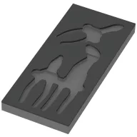   Wera 05137380001 Habanyag betét 1 db (H x Sz x Ma) 172 x 392 x 30 mm