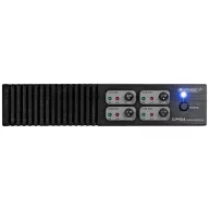   Omnitronic DJP-604 Nagy teljesítményű erősítő RMS teljesítmény kimeneti csatornánként 4 Ohm-nál: 150 W
