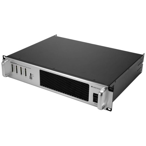 Omnitronic MCD-2004 Nagy teljesítményű erősítő RMS teljesítmény kimeneti csatornánként 4 Ohm-nál: 500 W