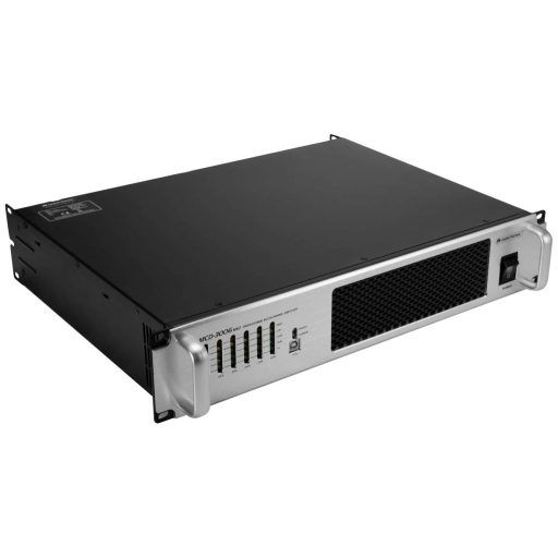 Omnitronic MCD-3006 Nagy teljesítményű erősítő RMS teljesítmény kimeneti csatornánként 4 Ohm-nál: 500 W