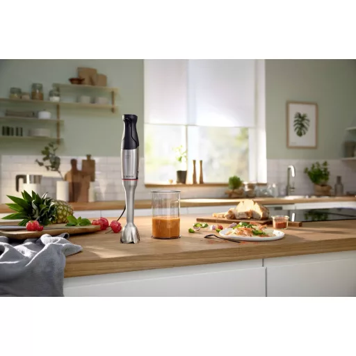 Bosch Haushalt Serie 6 ErgoMaster Rúdmixer 1200 W Keverőpohárral, BPA mentes Nemesacél, Fekete