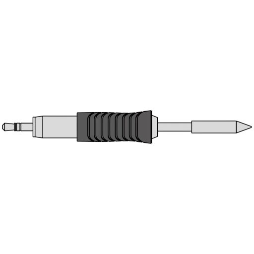 Weller RTUS 004 C MS Forrasztóhegy Kúpos Hegy méret 0.40 mm Tartalom, tartalmi egységek rendelésenként 1 db