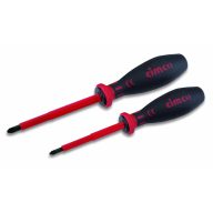   Cimco Csavarhúzó készlet VDE 2 részes Egyeneshornyú, Kereszthornyú Pozidriv