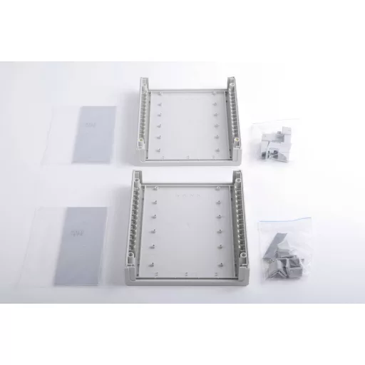 Bopla UM 32009 SET Asztali műszerdobozok (H x Sz x Ma) 157.50 x 198.90 x 62.20 mm ABS Élénk szürke (RAL 7035) 1 készlet